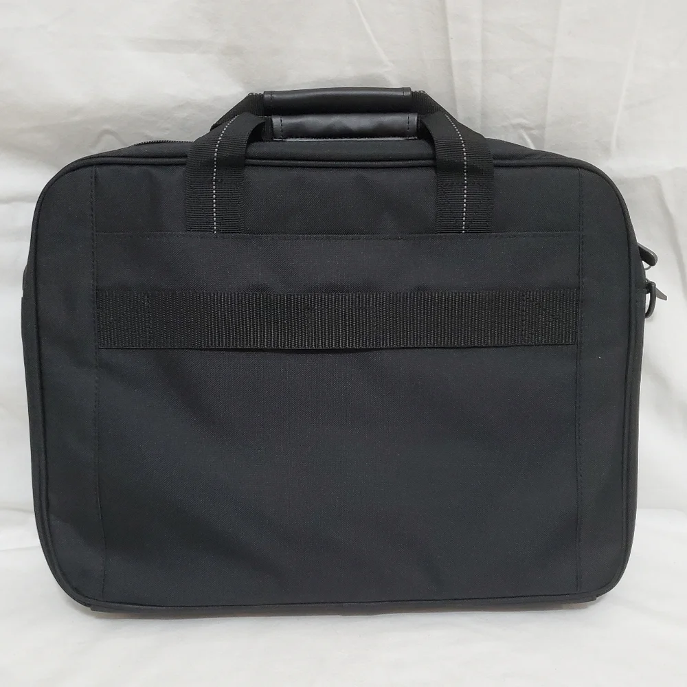 Targus Classic Slim Ergonomic Briefcase Laptop Messenger Travel Office Bag